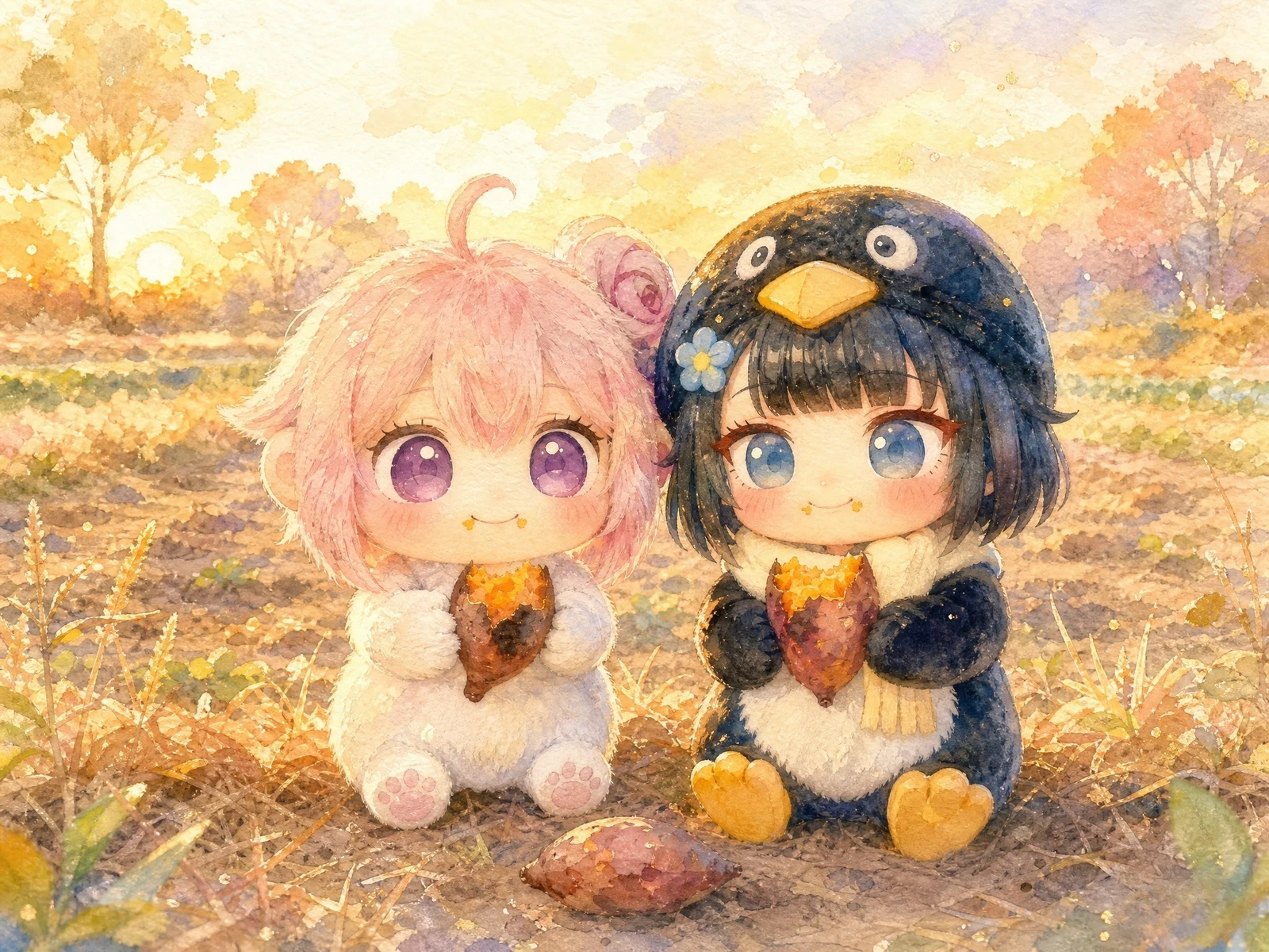 秋日烤红薯